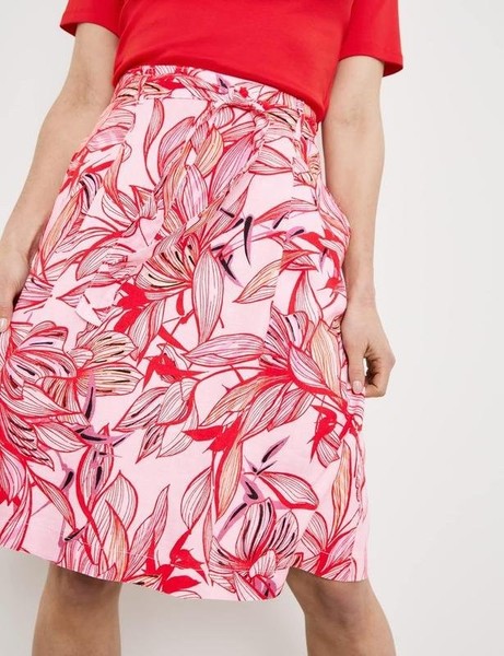 Women Gerry Weber Skirt Multicolor Linen L