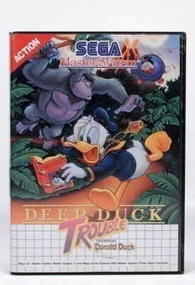 SEGA Master System Spiel - Deep Duck Trouble: starring Donald Duck mit OVP