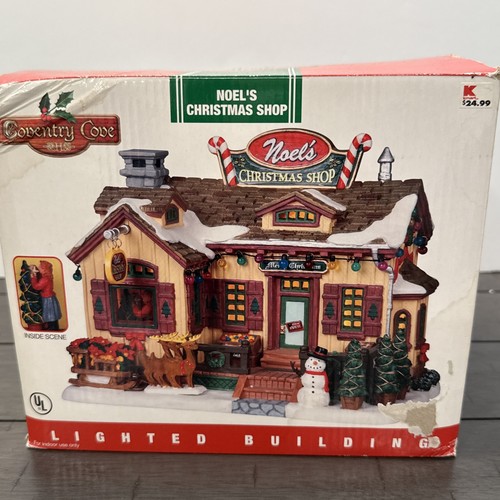 LEMAX Coventry Cove “Noel’s Christmas Shop” 2009 #95818 Christmas Village House - Picture 14 of 14