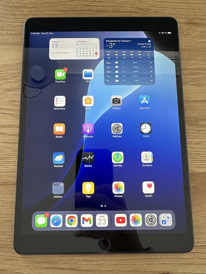Apple ipad Air 3 (2019)  256GB Wifi + Cellular  Space Grau + Apple Pencil - Bild 2 von 4