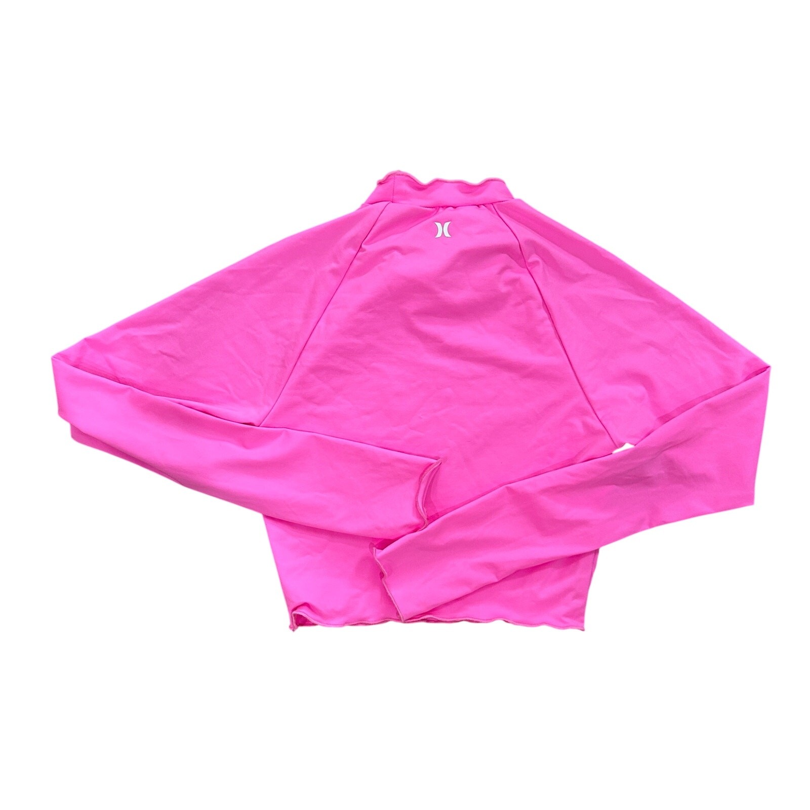 HURLEY x LOVESHACKFANCY Rhinestone Heart Crop LS Rashguard XS image 3