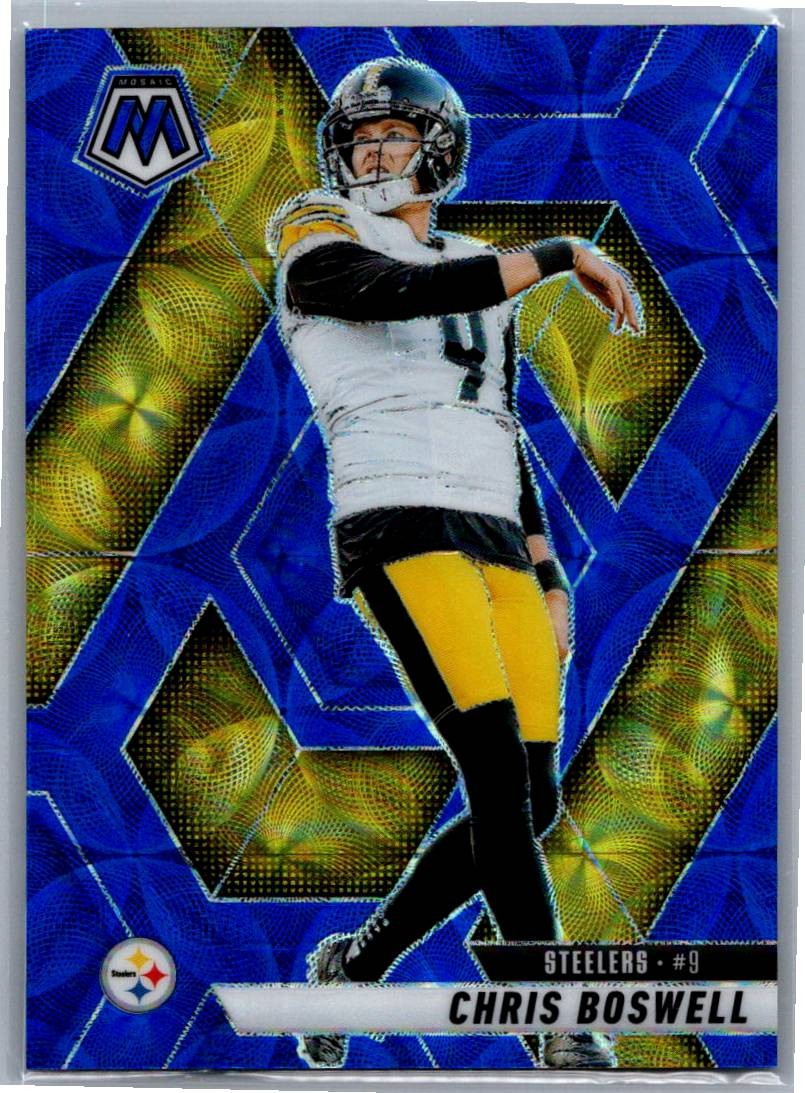 2025 Panini Mosaic #57 Chris Boswell Blue Scope