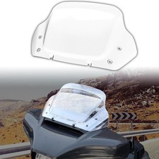 10" Wave Windshield Windscreen Wind Splitter Compatible for Harley Street Clear
