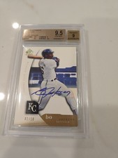 2005 Bo Jackson SP Authentic  Gold Auto Bgs 9.5