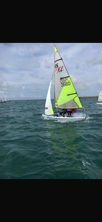 RS Feva XL Sailing Dinghy with Road and Launch Trailers
