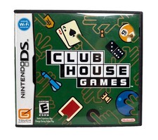 Clubhouse Games Nintendo DS, 2006 Complete With Case Manual & Game Tested Works