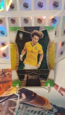 David Luiz Green yellow Pulsar Panini Prizm Brasilien Chelsea Arsenal Legend
