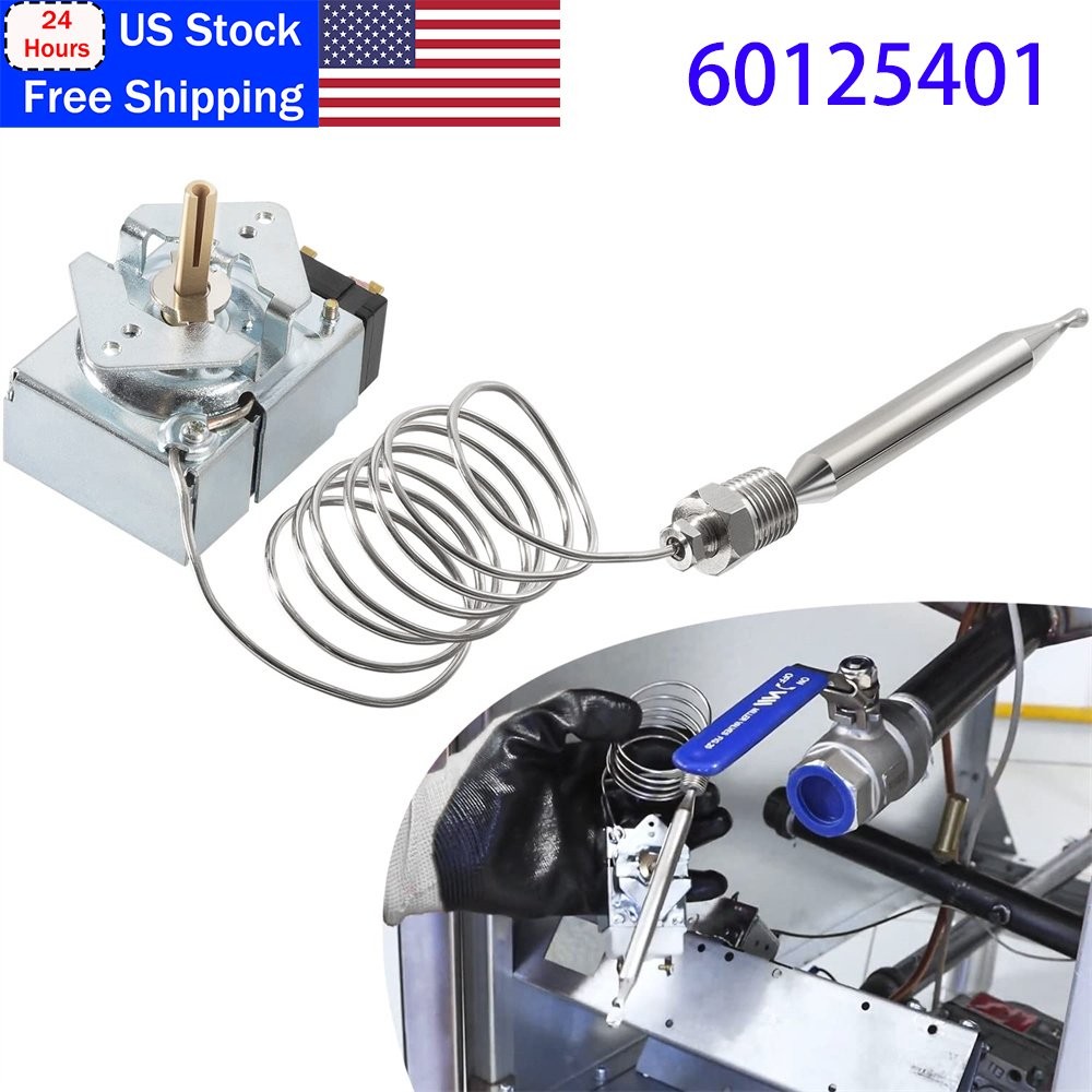 Thermostat 200-400F, 60125401 Rx Millivolt for Brands Pitco,Imperial,Dean Fryers