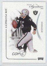 2004 Prime Signatures 75/999 Jim Plunkett #74 0a1