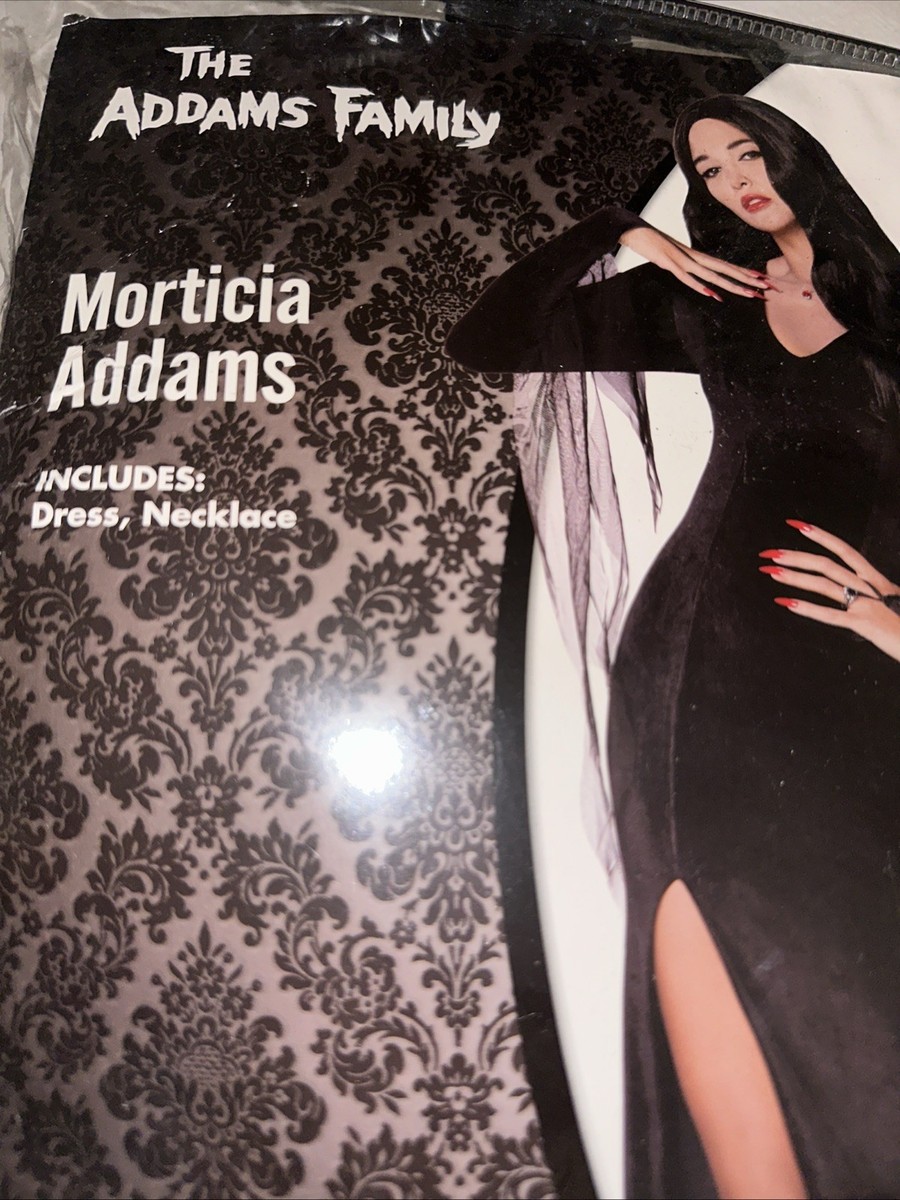 The Addams Family Morticia Addams Adult Halloween costume Large 12-14 | eBay The Addams Family Morticia Addams Adult Halloween costume Large 12-14 | eBay