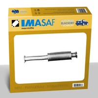 Imasaf Auspuff VorschalldäMpfer Vsd FüR Saab 9000+SchräGh. 2.0-16 CS/2.3 -16 Cse