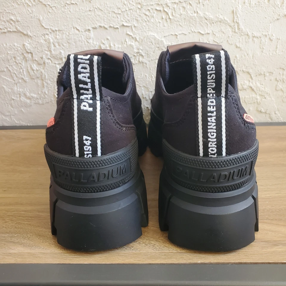 Palladium Revolt Lo TX 厚底靴女式 10 黑色帆布厚底 Gorpcore Y2K — 第 3/4 张图片