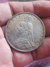 1887 silver great britain double florin