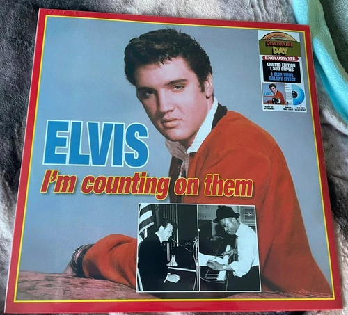 Elvis Presley – I'm Counting On Them Blue Coloured Vinyl LP RSD 2024 Sealed