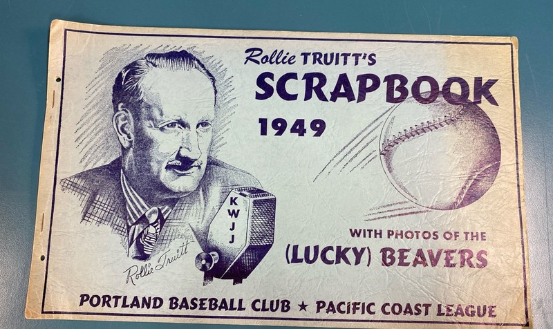 Vintage 1949 PCL Baseball Portland Beavers Rollie Truitt's Scrapbook