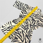 Overlover Virginia Printed Cotton Twill Romper Zebra Print Short Sleeve XS — photo 6