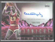 Calvin Murphy 2023-24 Topps Midnight Horizon Signatures Twilight #HS-CM /199