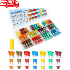 182PCS Car Blade Fuses Assortment Kit Automotive Standard Mini Low Profile