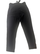 Veronica Beard Black Tie Waist High Rise Trousers Pants Women  s 8
