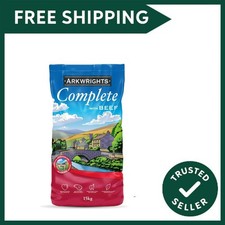 Complete with Beef Dry Dog Food 15kg - Complete Nutrition for Working and Spo... 2.07 per kilo