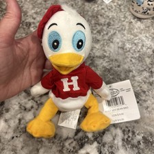 Disney Bean Bag Plush - HUEY Donald's Ducks  7 inch - Mint w/Tag
