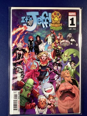 🦈IT'S JEFF🦈INFINITY PAWS (2025 MARVEL) #1A NM/MT 9.8🟢💲CGC