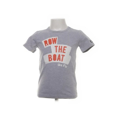 Flo, T-shirt, Größe: 116, F102-6430, Grau/Rot/Weiß #1GW