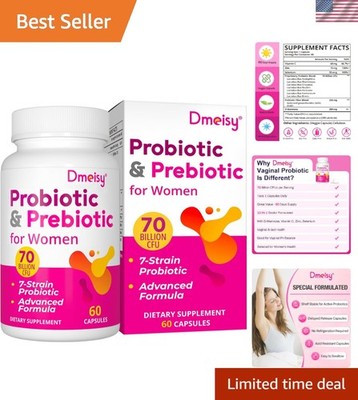 Daily Women's Probiotics - 13-in-1 Supplement for Vaginal and Digestive Wellness