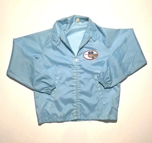 Union Pacific Railroad Jacket Windbreaker Size Large Blue Vintage NOS 80s-90s