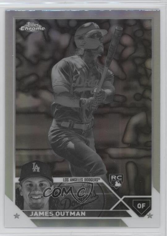 2023 Topps Chrome Negative Refractor James Outman #81 0j4i