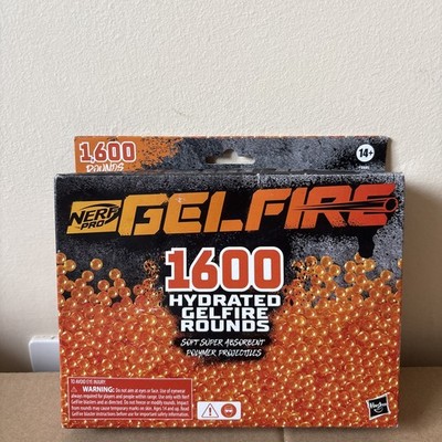 Nerf Pro Gelfire Blaster Nachfüllpackung hydratisierte Runden x1600 neu versiegelt im Karton