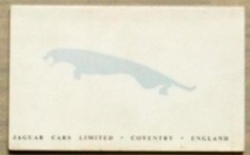JAGUAR CAR RANGE Pocket Size Sales Brochure Mid 1960's Mk 2 S Type Mk 10 E Type