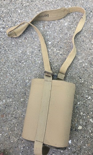 WWII BRITISH ARMY P37 MILITARY WATER BOTTLE CANTEEN & CARRIER