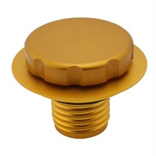 Gold Aluminum Fuel Tank Cap Oil Cover For BMW R45 R65 R80 R90 90S 100R R100