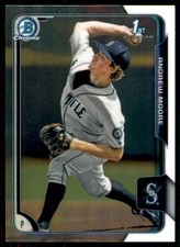 2015 Bowman Draft Picks & Prospects Chrome Andrew Moore Seattle Mariners #91