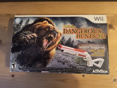 (Brand New)  Cabelas 2013 with Gun Dangerous Hunts - Nintendo Wii