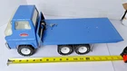Vintage Tonka Pressed Steel Ramp Hoist Truck & Loader Flatbed Tow Truck