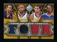 2009-10 SP Game Used Four on Fabrics Level 1 /65 Monta Ellis Corey Maggette lz7