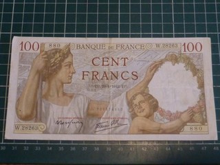 FRANCE BILLET de 100 FRANCS SULLY 29/1/1942 W28263 BELLE QUALITE TTB !