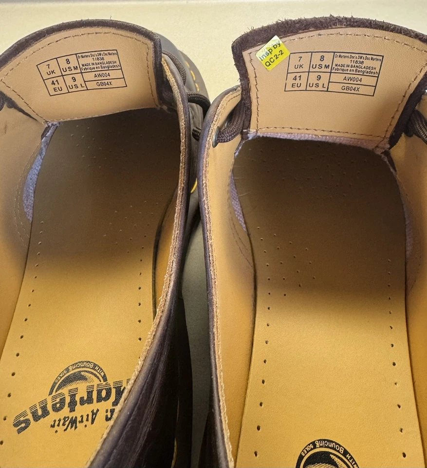 Dr Marten Crazy Horse Brown Leather Oxford 8M 9L - Image 2 of 4