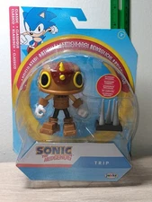 *FREE SHIP* 4" CLASSIC TRIP + SPIKE TRAP Sonic the Hedgehog Figure Jakks Pacific