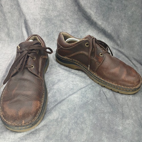 Scarpe Oxford stringate Dr. Martens 11194 uomo 11M pelle marrone 3 occhielli - Foto 3 di 16