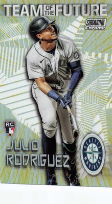 2022 Stadium Club Chrome #TOF-13 Julio Rodriguez Team of the Future Rookie RC