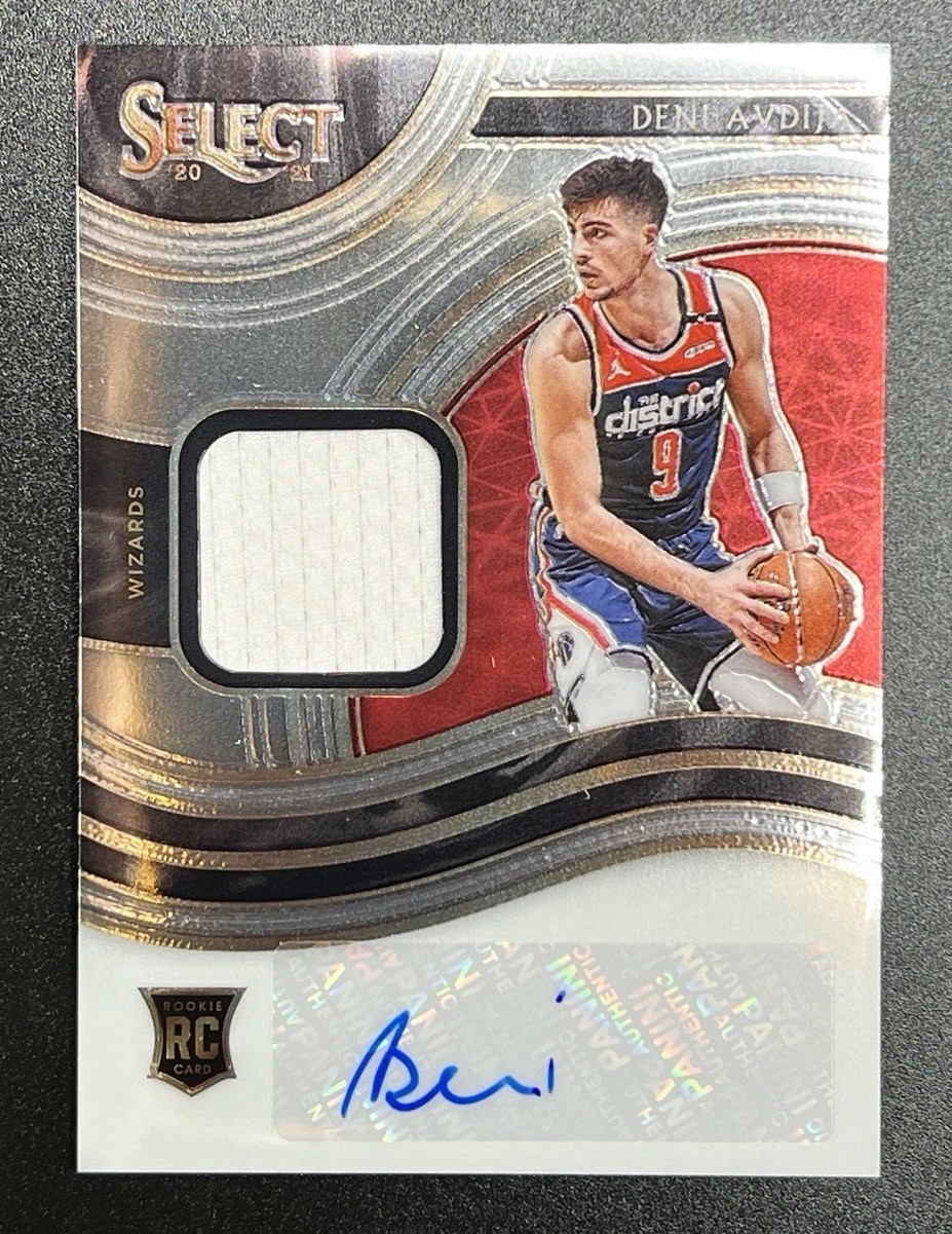 2020-21 Select Rookie Jersey Autographs Deni Avdija #RJA-AVD /199 (AU, MEM, RC)