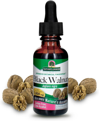 Natures Answer Black Walnut Extract 1000mg Alkoholfrei 1oz 28ml Flüssigkeit