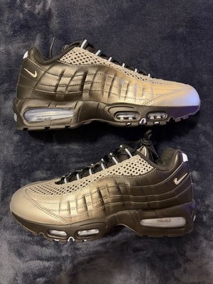 Size 11.5 - Palace x Nike Air Max 95 Big Bubble - Metallic Silver
