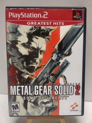 Metal Gear Solid 2 Sons of Liberty Greatest Hits PS2 Complete CIB Tested Working