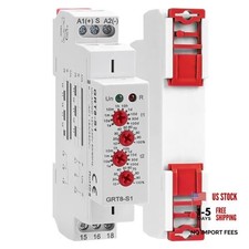 Asymmetric Cycle Timer Relay AC DC 12V-240Volt 16A, GRT8-S1 12V-240V AC/DC 16A