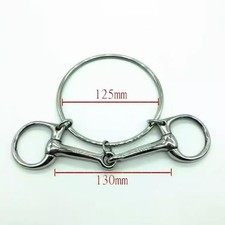 Horse Mouth Snaffle Bit Gear Lightweight Easy to Use Sturdy Stainless Steel