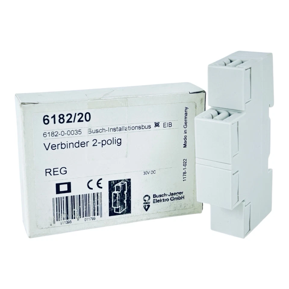 Busch-Jaeger 6182/20 Verbinder 2-polig / REG EIB / Instabus - Bild 2 von 3